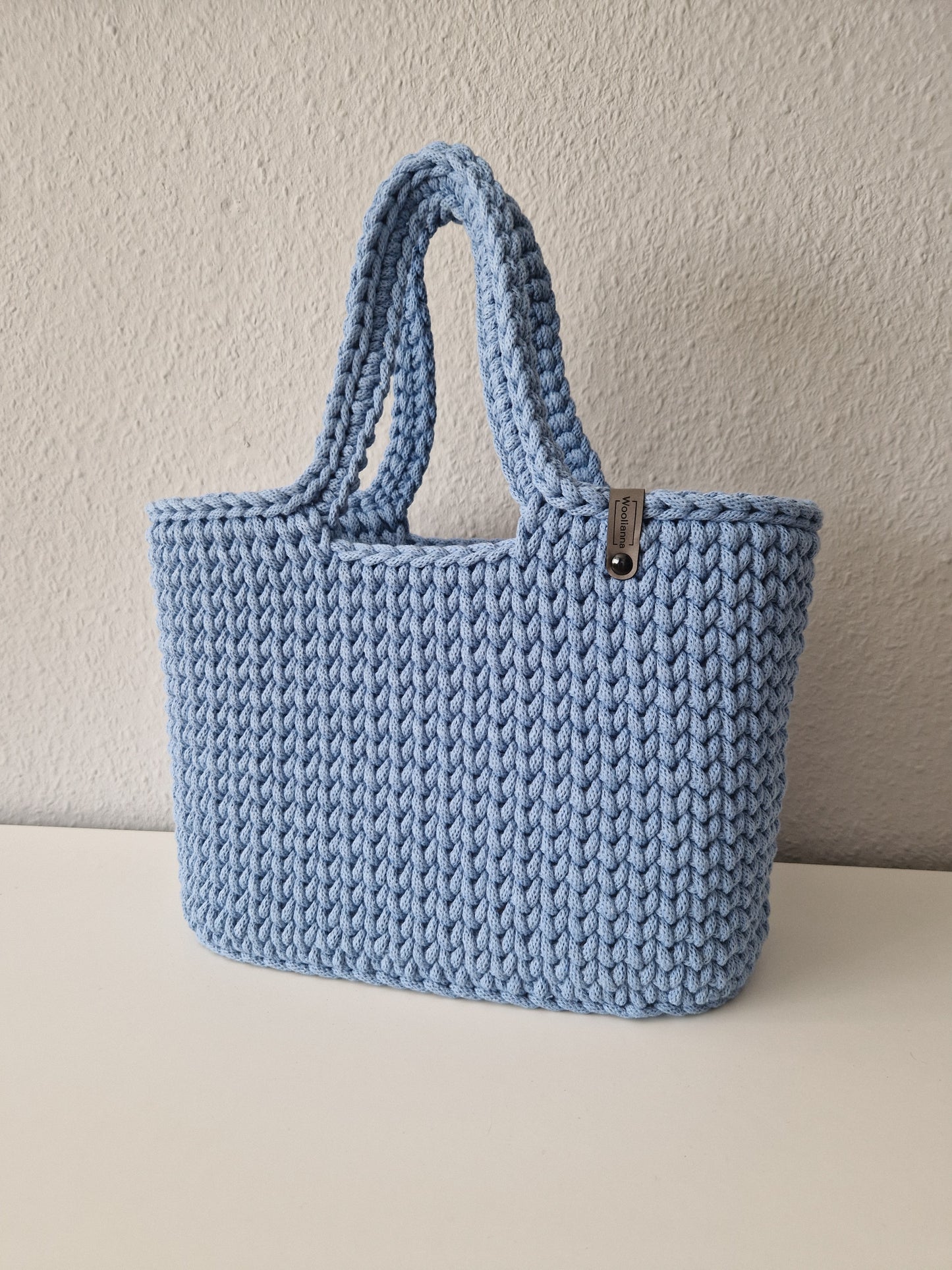 Handmade Shopper in Perfect Blue