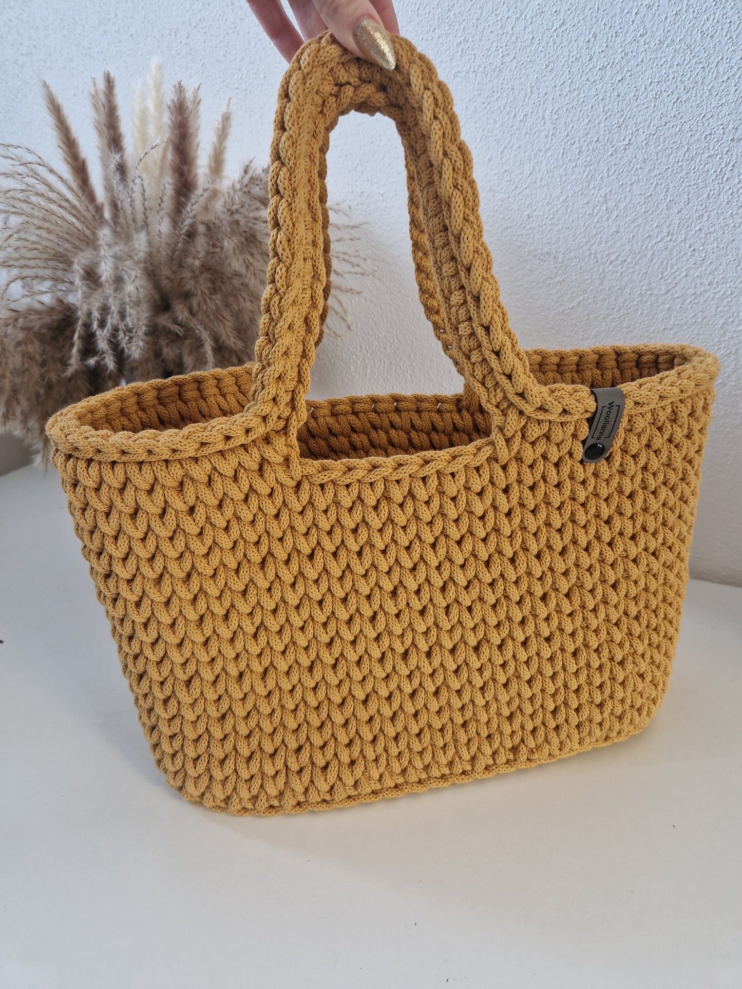 Handmade Shopper in  Mustard