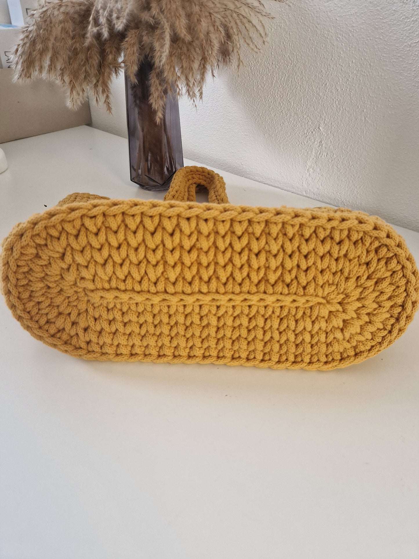 Handmade Shopper in  Mustard